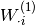 W^{(1)}_{\cdot i}