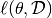 \ell(\theta, \cal{D})